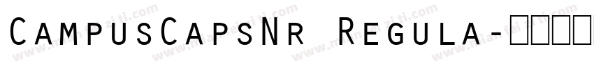 CampusCapsNr Regula字体转换